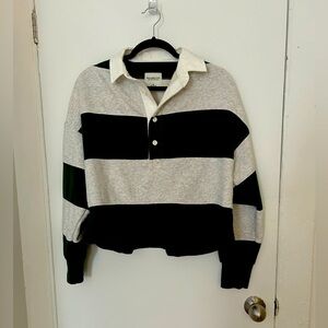 Abercrombie and Fitch cropped rugby shirt